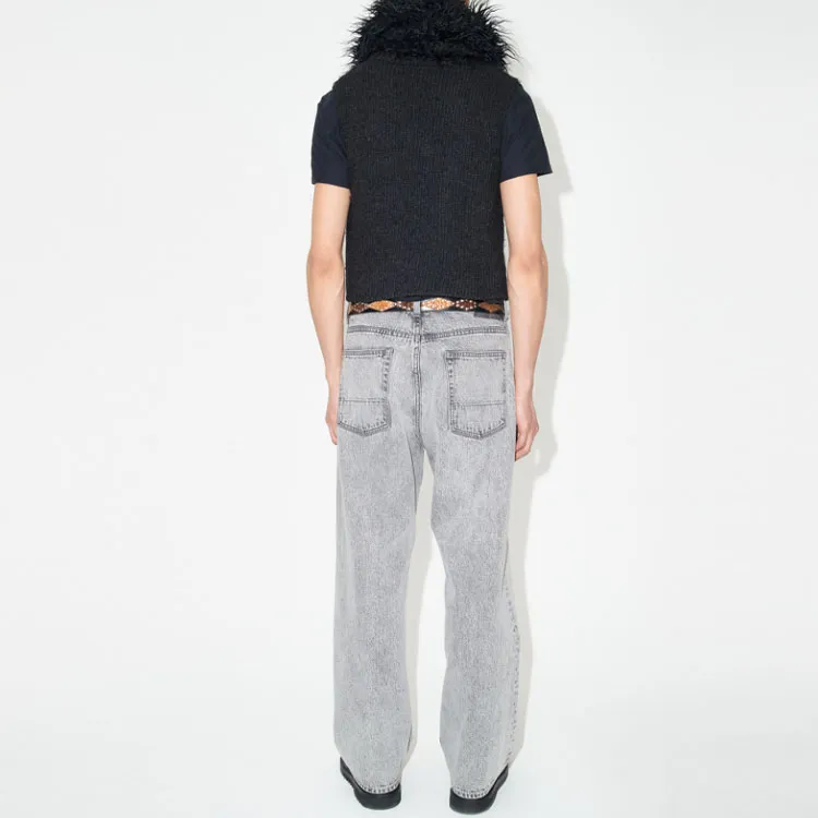 OUR LEGACY Cotton Straight leg Jeans-8