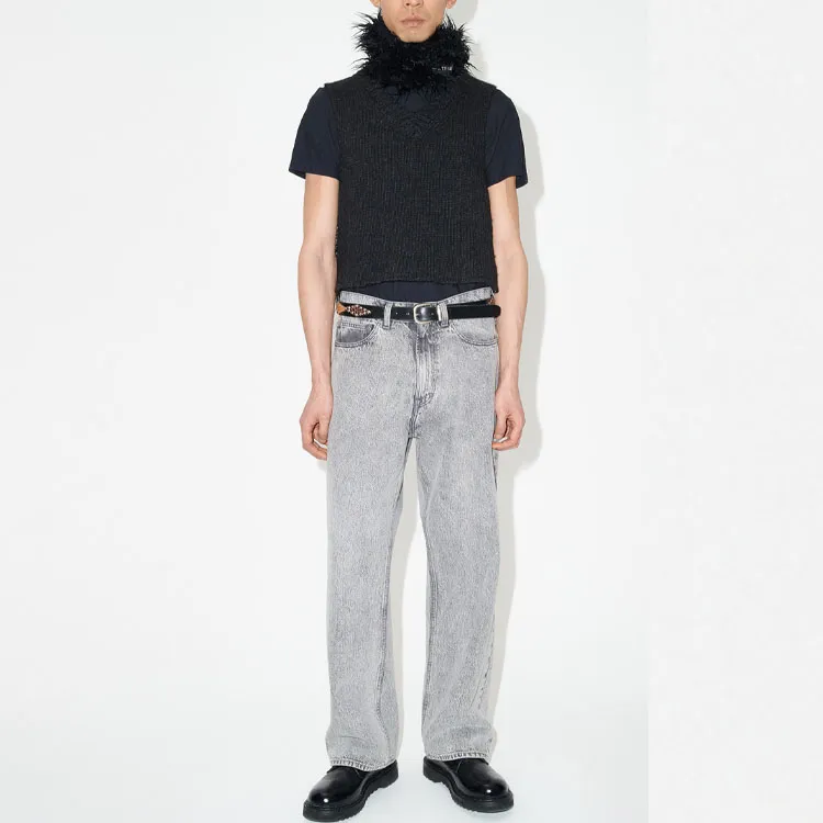 OUR LEGACY Cotton Straight leg Jeans-5