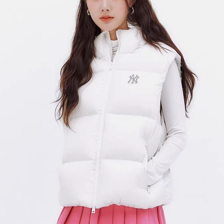 MLB Down Jacket Unisex New York Yankees/Cream XXL - POIZON
