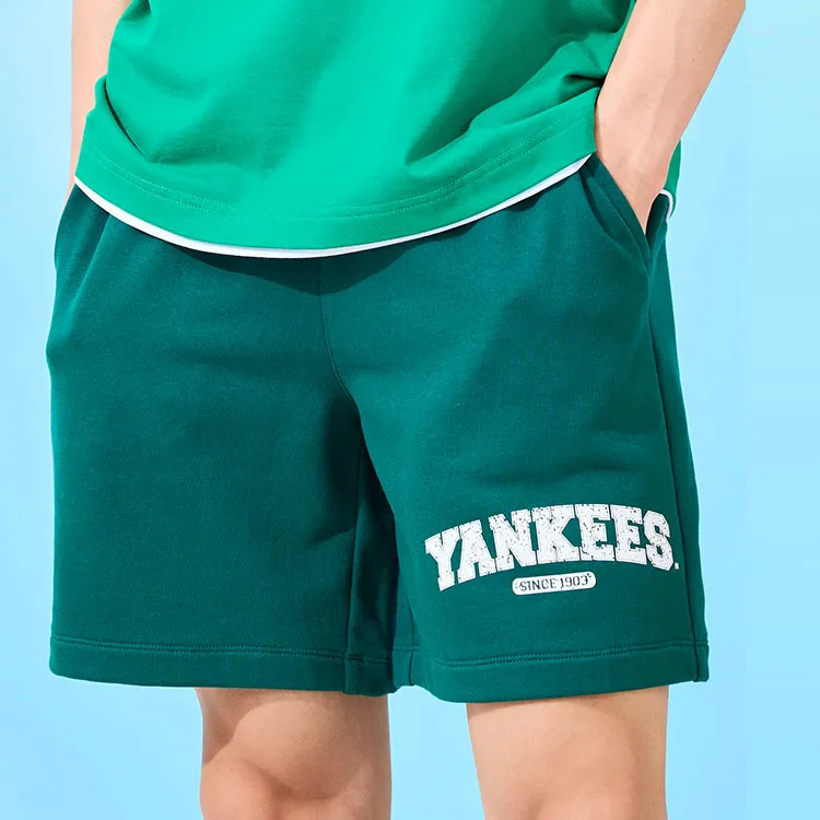 MLB Varsity Logo 5 Piece Shorts NY Casual Shorts Unisex-3