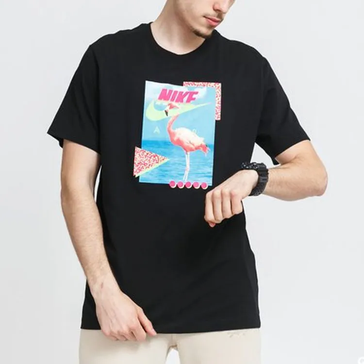 Nike Set-in Sleeve T-Shirt Men's Black-5