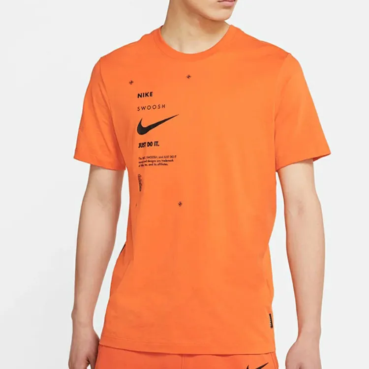 Nike Sportswear Club T Shirts Men Orange-5