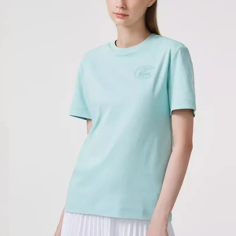 LACOSTE Signature-embroidered Cotton T-shirt-4