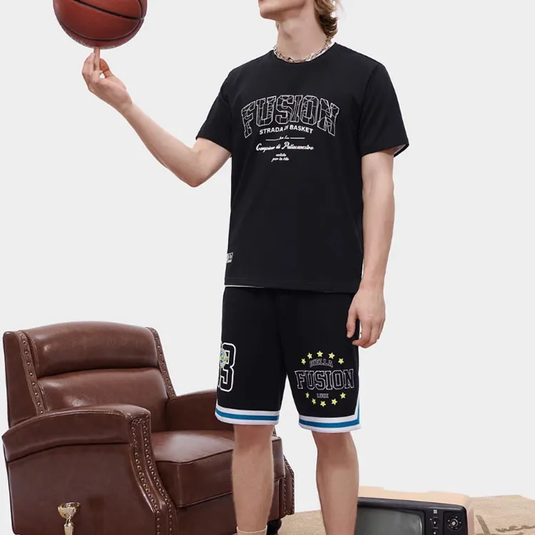 FILA FUSION SS23 T Shirt Men's Black-5
