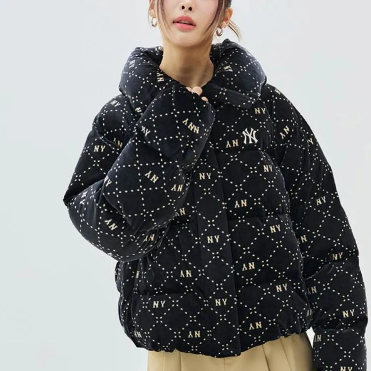 MLB MONOGRAM Reading Collection Down Jackets Unisex Black-4