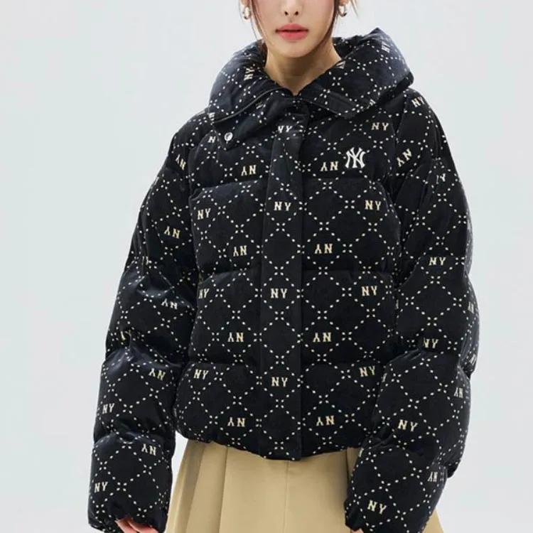MLB MONOGRAM Reading Collection Down Jackets Unisex Black-3