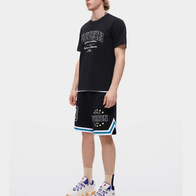 FILA FUSION SS23 T Shirt Men's Black-6