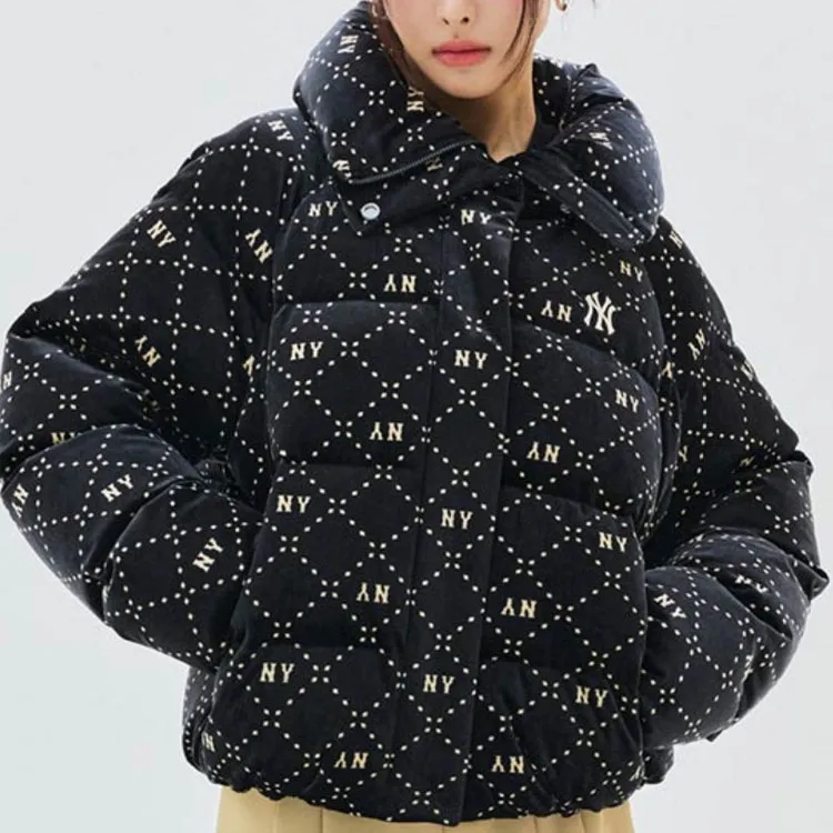 MLB MONOGRAM Reading Collection Down Jackets Unisex Black-2