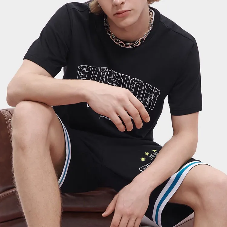 FILA FUSION SS23 T Shirt Men's Black-7
