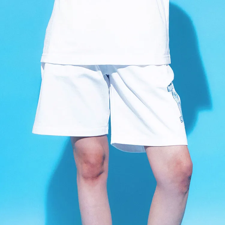 MLB Mlb Cashew Flower Casual Shorts Unisex White-3