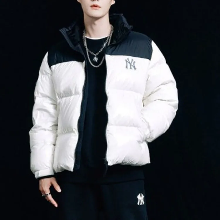 MLB Down Jacket Winter Cropped Unisex White-3