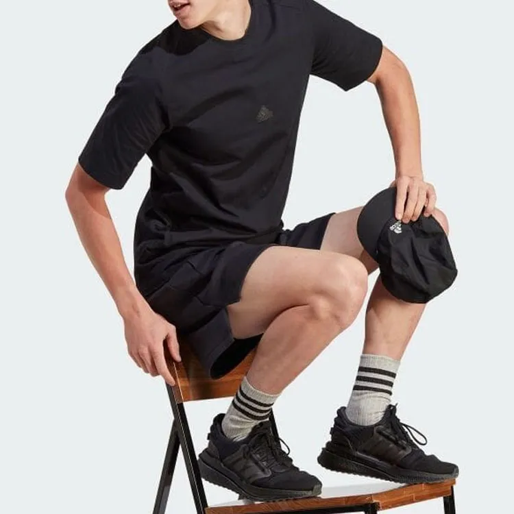 Adidas T-Shirts Men Black-3