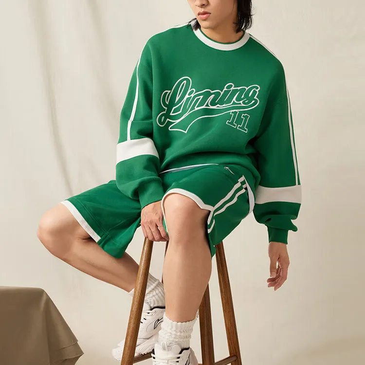 LINING Sports Life Collection Casual Shorts Men Cool Pine Green-2