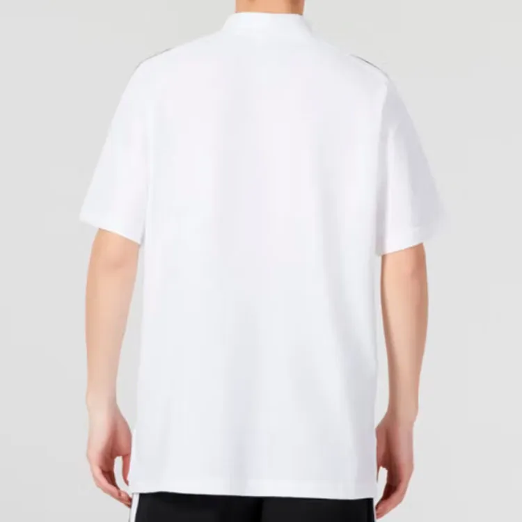 Adidas Polo Shirts Men White-6
