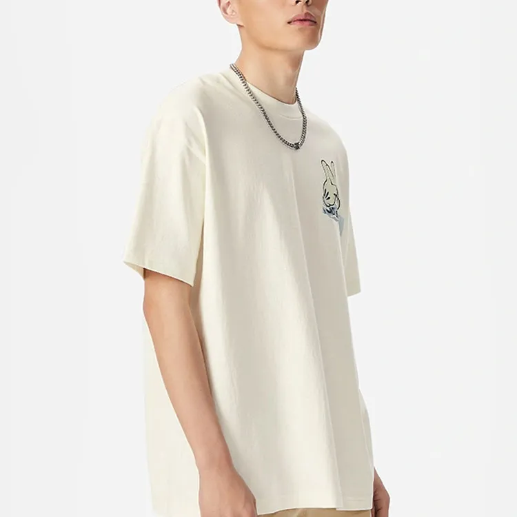 LiNing x Og_slick Skateboard SS22 T Shirt Men's Ecru-2