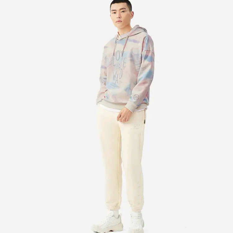 LiNing Sweatshirt Unisex Pink Blue Mixed Color-7