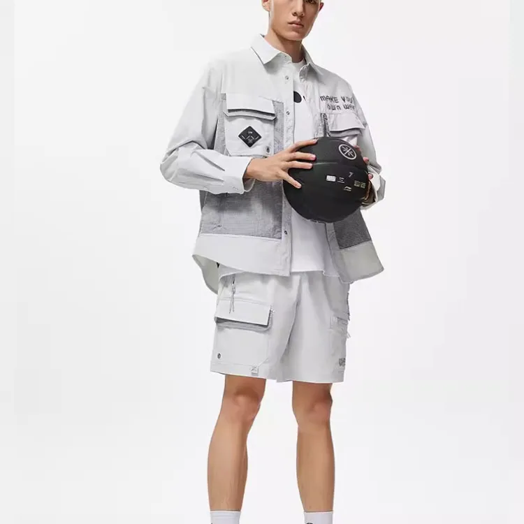 LiNing Li Ning X Cyril Artist Co titled Series Casual Shorts Men's River Lime-4