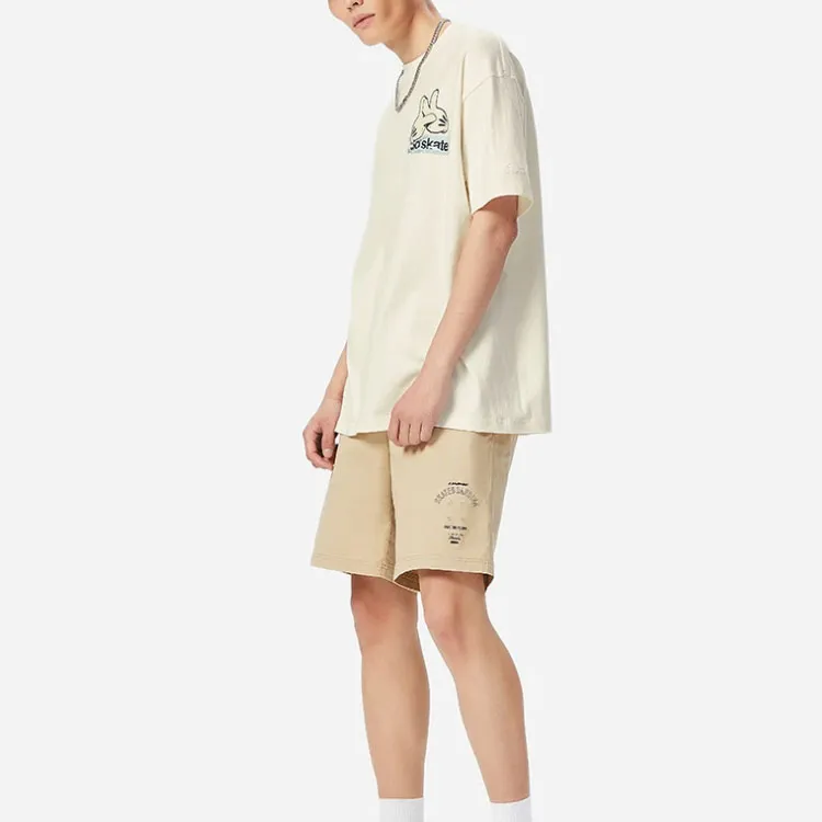 LiNing x Og_slick Skateboard SS22 T Shirt Men's Ecru-5