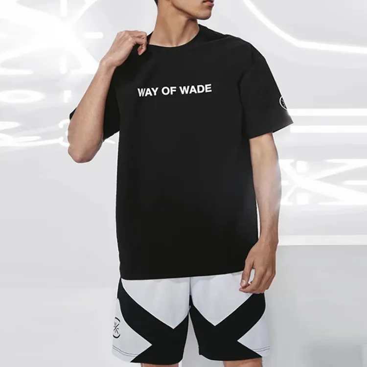 LiNing Casual Shorts Men's Black White-4