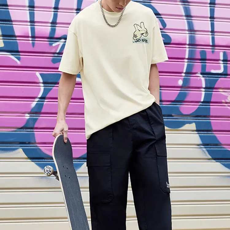 LiNing x Og_slick Skateboard SS22 T Shirt Men's Ecru-4