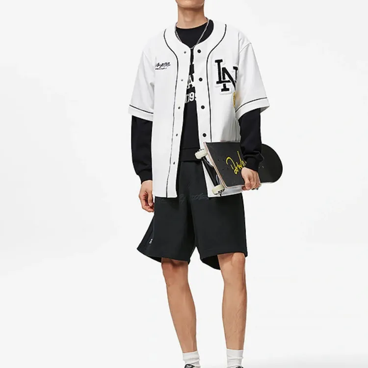 LINING Skateboard Casual Shorts Men Black-4