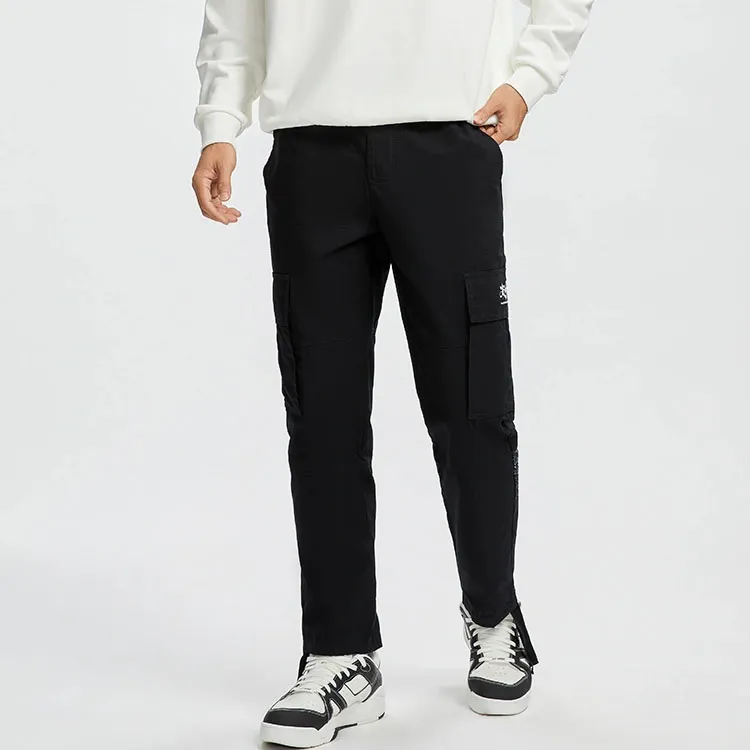 LiNing Skateboard Casual Pants Men's Black-4