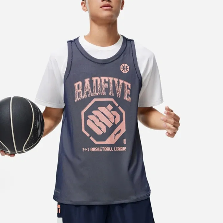 LiNing Badfive Basketball Jerseys Men's-4