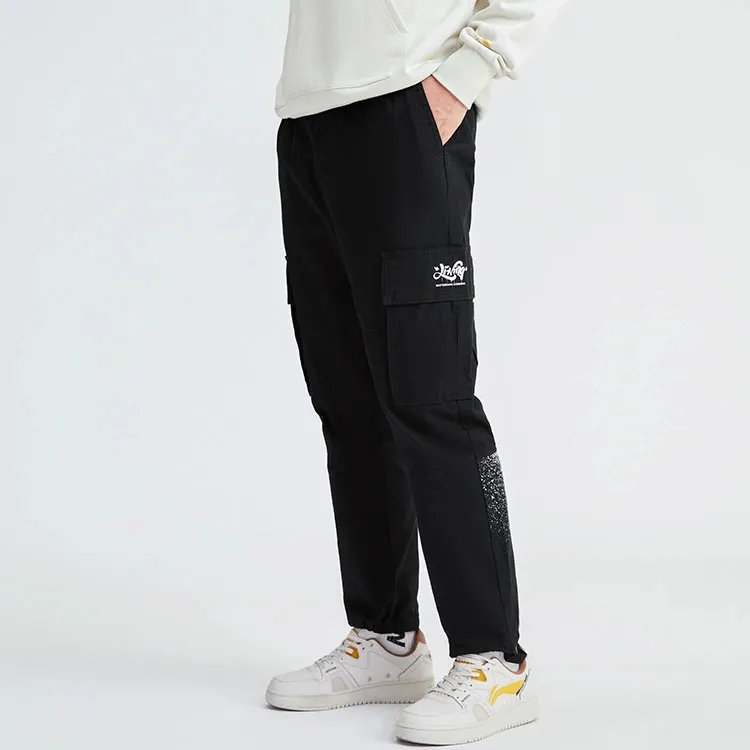 LiNing Skateboard Casual Pants Men's Black-2