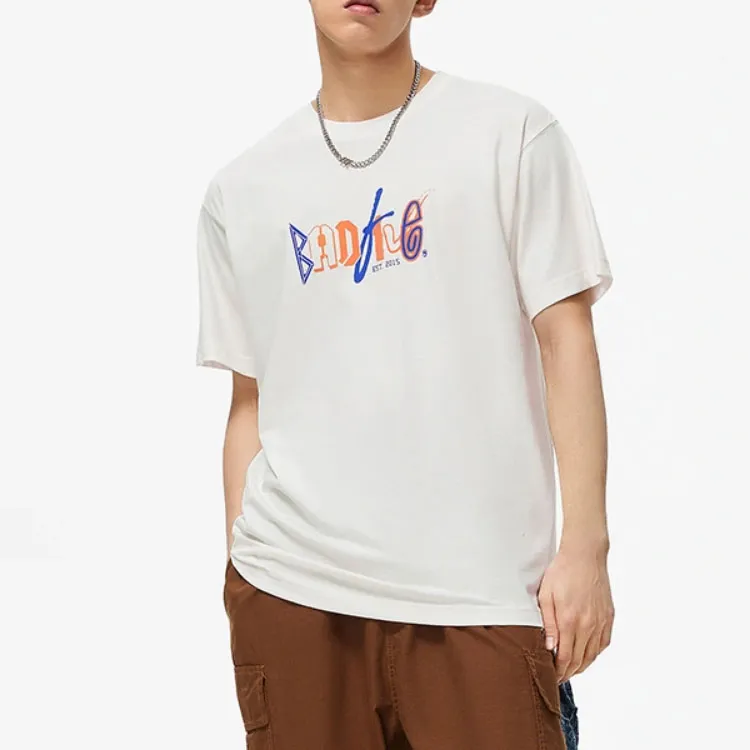LiNing Drop Shoulder Sleeve T Shirt Men's Ivory-3