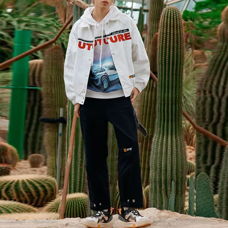 LiNing x HUANQIUYINGYE LIANMINGKUAN Sports Trend Series Casual Pants Men's Black-4