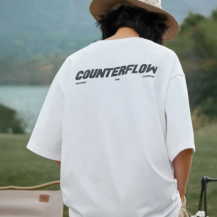 LiNing CF Tracing T Shirt Unisex Standard White-3