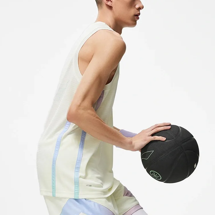 LINING Tank Tops Men White-2