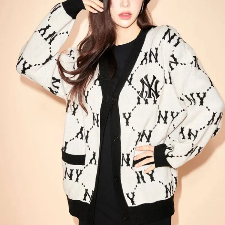 MLB Base Logo Sweaters Unisex White-2