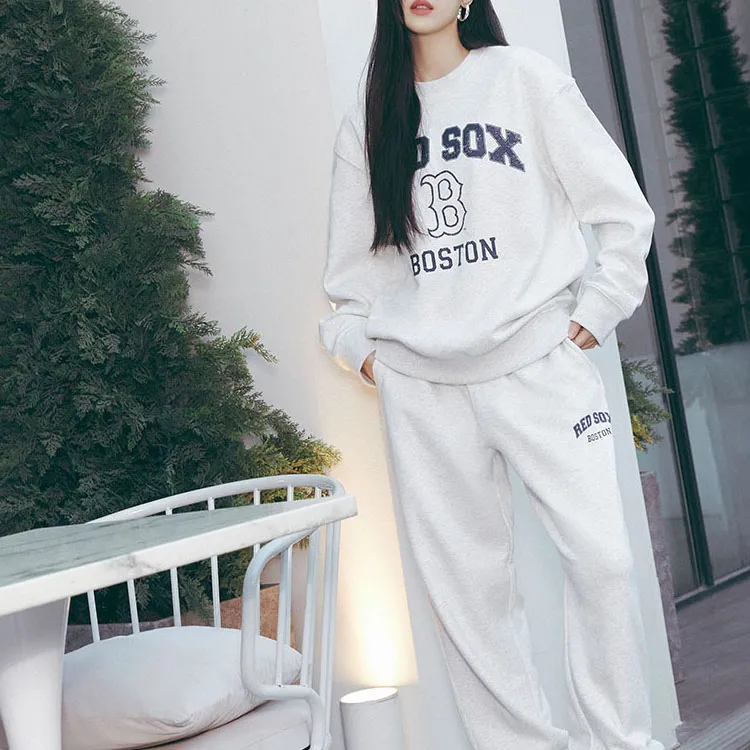 MLB Varsity Sweatshirts Unisex Gray-4
