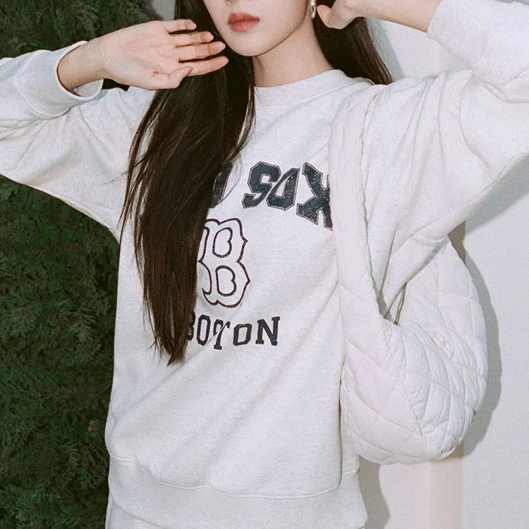MLB Varsity Sweatshirts Unisex Gray-2