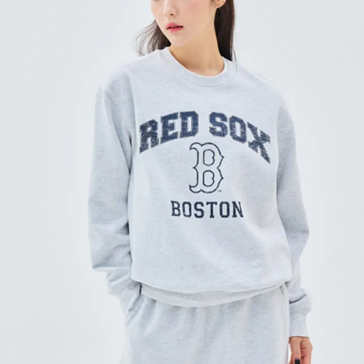 MLB Varsity Sweatshirts Unisex Gray-5