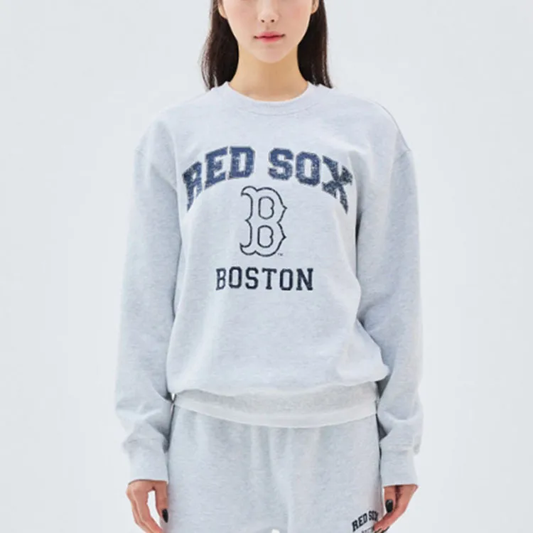 MLB Varsity Sweatshirts Unisex Gray-6