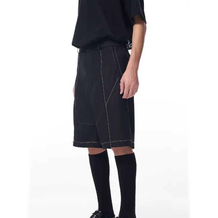 ATTEMPT Casual Shorts Men's Black-5