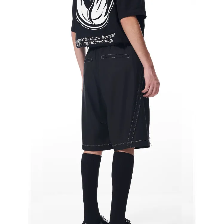 ATTEMPT Casual Shorts Men's Black-6