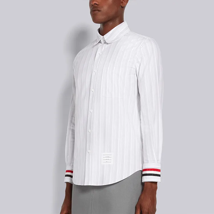 THOM BROWNE 4 Bar Stripe Bomber Jacket-4