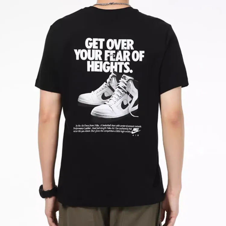 Nike T Shirts Men Black-6
