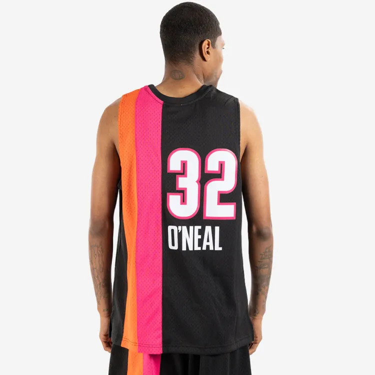 Mitchell Ness Shaquille O'Neal Nba Miami Heat 2005 Swingman Vest-5