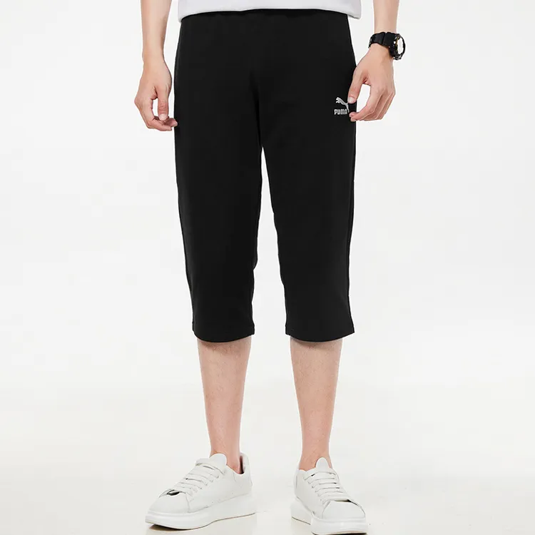 PUMA Knitted Sweatpants Men Black-4