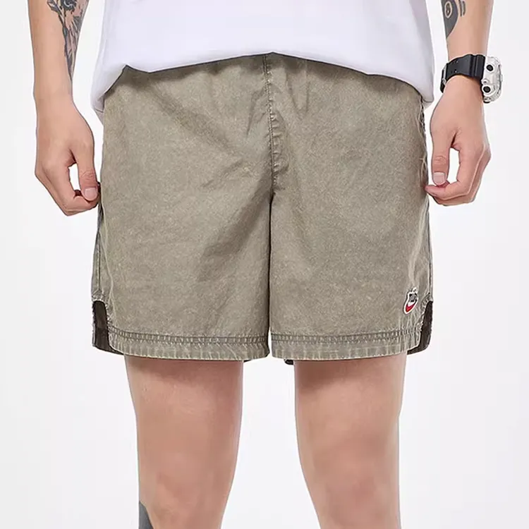 Nike Denim Shorts Men Army Green-4