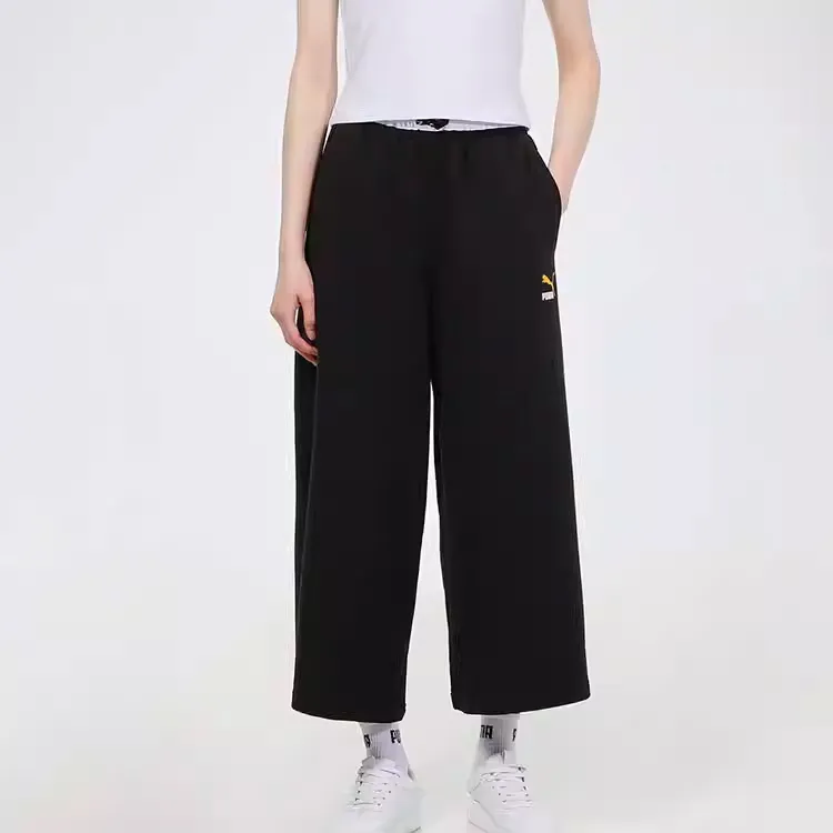 PUMA Knitted Sports Pants Women's Black-3