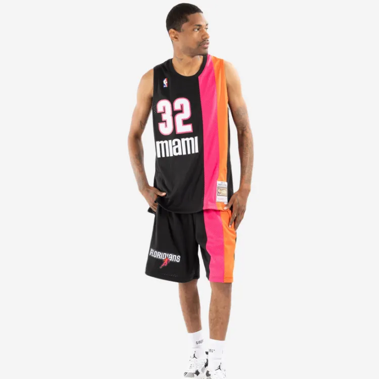 Mitchell Ness Shaquille O'Neal Nba Miami Heat 2005 Swingman Vest-2