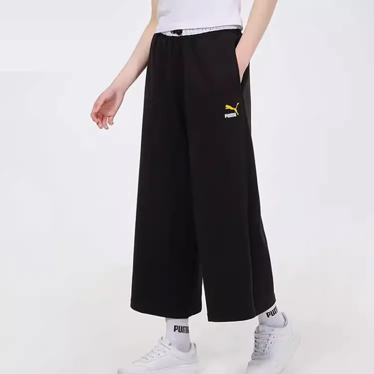 PUMA Knitted Sports Pants Women's Black-5