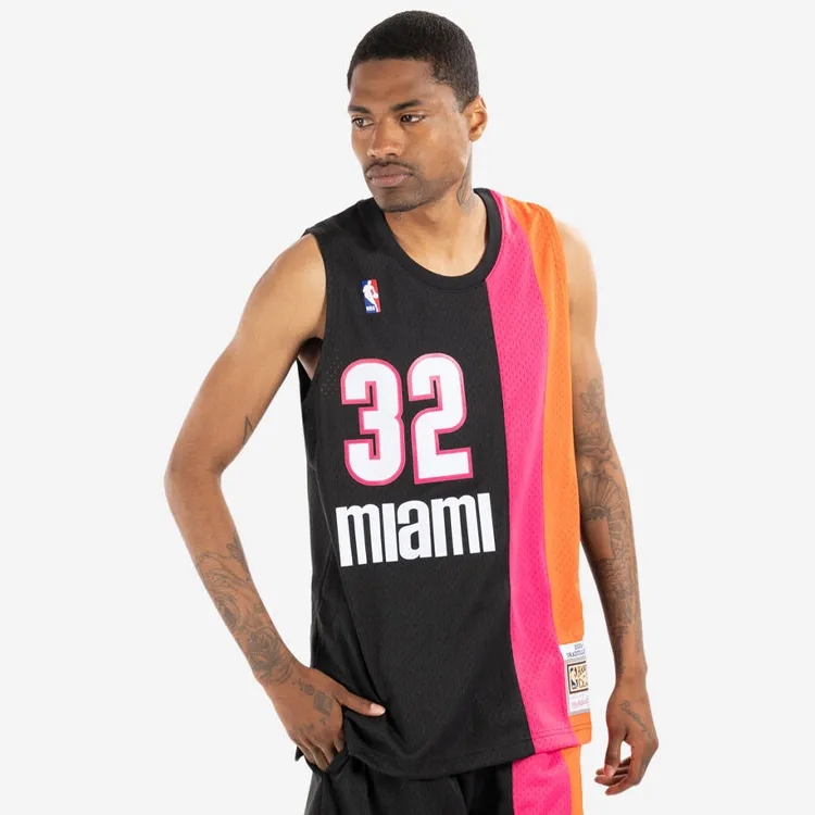 Mitchell Ness Shaquille O'Neal Nba Miami Heat 2005 Swingman Vest-4