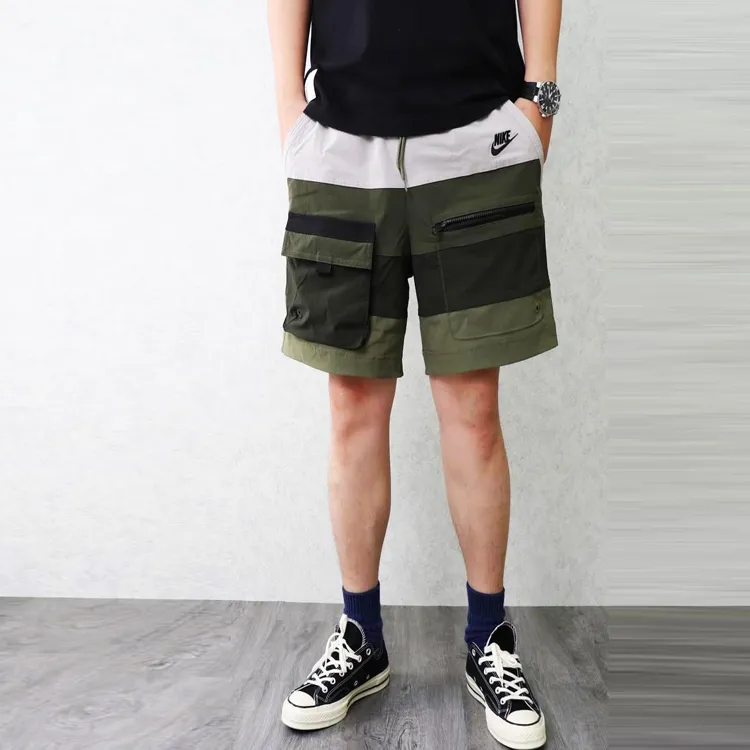 Nike Sports Shorts Men Green-5