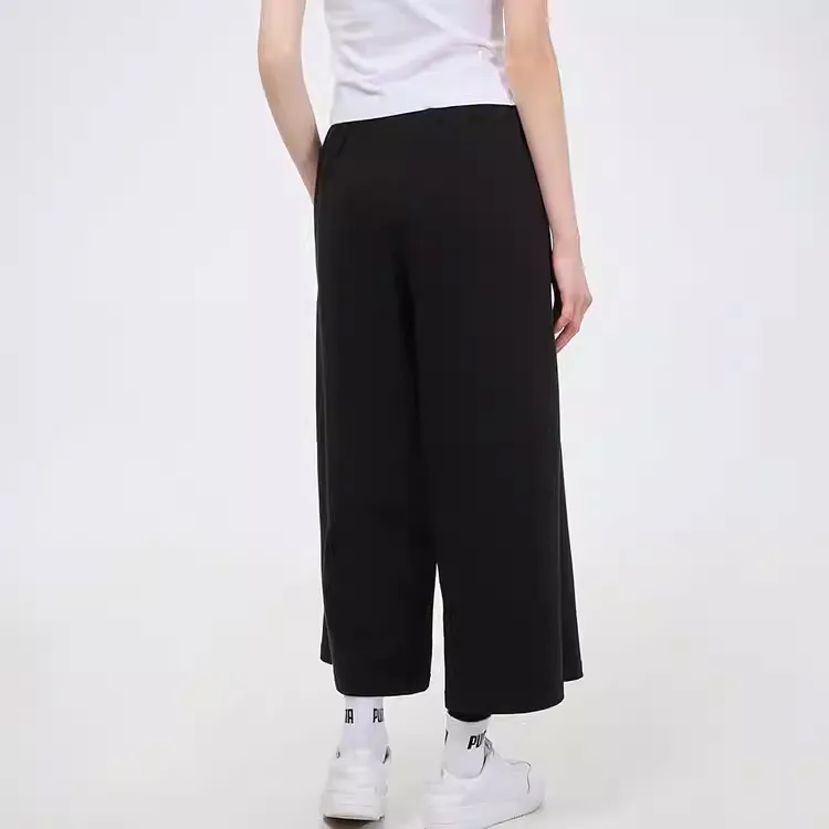 PUMA Knitted Sports Pants Women's Black-4